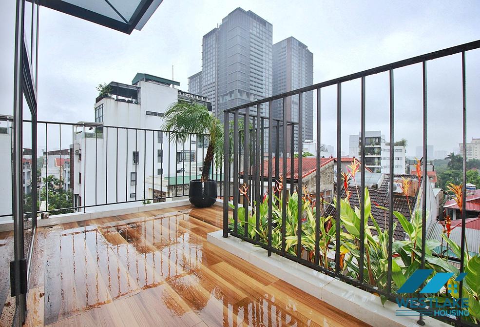 Brand new and modern one bedroom apartment for rent in Tay Ho area, Ha Noi