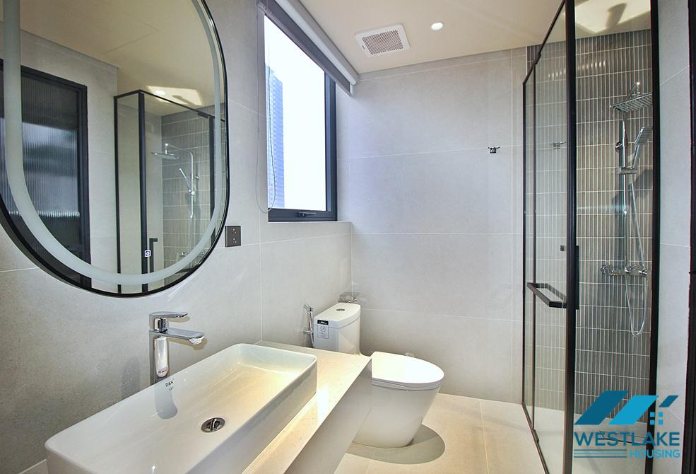 Super modern 3 bedrooms apartment with lots of nature light for rent in Tay Ho, Ha Noi