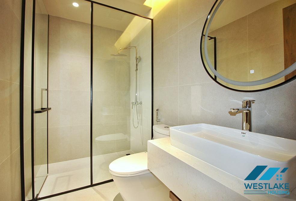 Super modern 3 bedrooms apartment with lots of nature light for rent in Tay Ho, Ha Noi