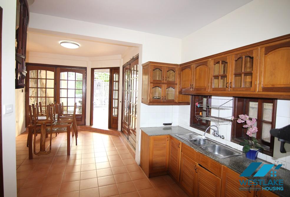 A large 4 bedroom house for rent in Tu Hoa, Tay Ho, Ha Noi