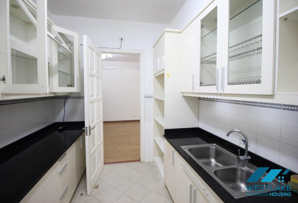 Unfurnished apartment for rent in E building - Ciputra, Tay Ho, Ha Noi