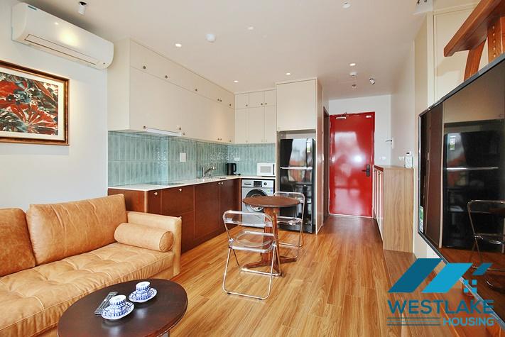 Beautiful studio apartment for rent in To Ngoc Van area, Tay Ho, Ha Noi