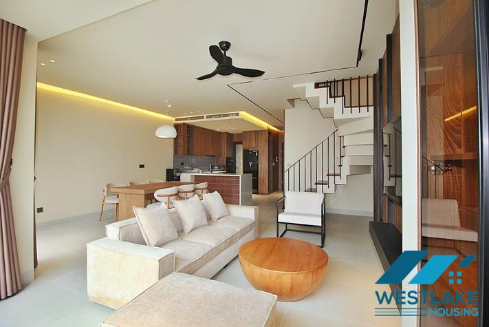 Beautiful and Modern 3-Bedroom Duplex Apartment for Rent in Tay Ho, Hanoi