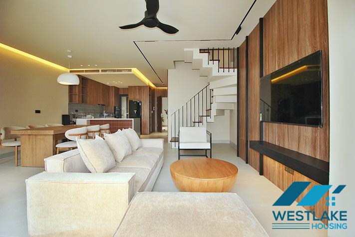 Beautiful and Modern 3-Bedroom Duplex Apartment for Rent in Tay Ho, Hanoi