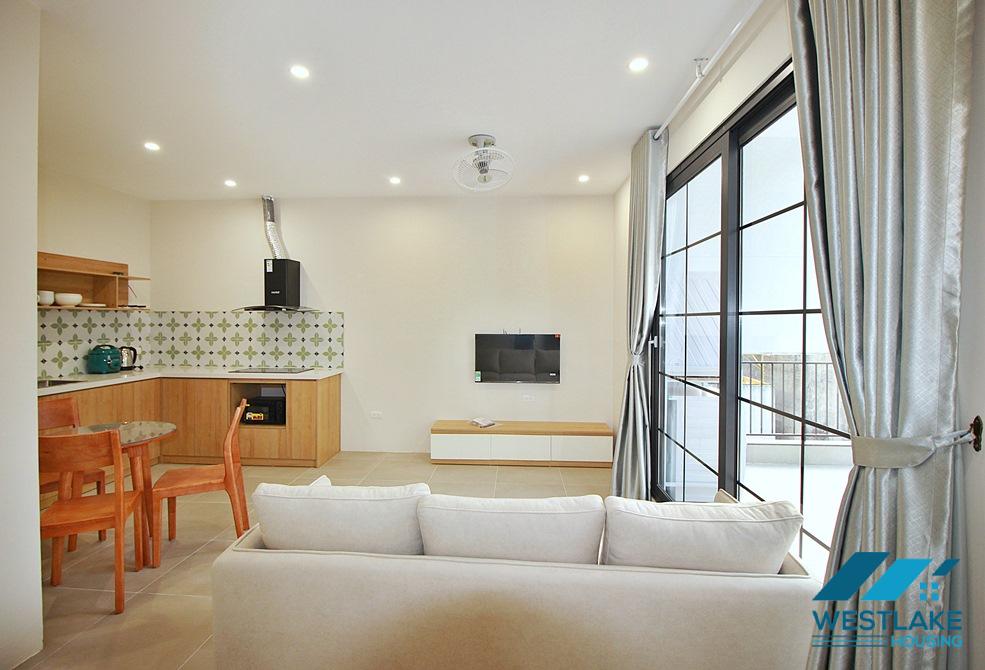 Beautiful 1 Bedroom Apartment for Rent with Large Balcony in Tay Ho, Ha Noi