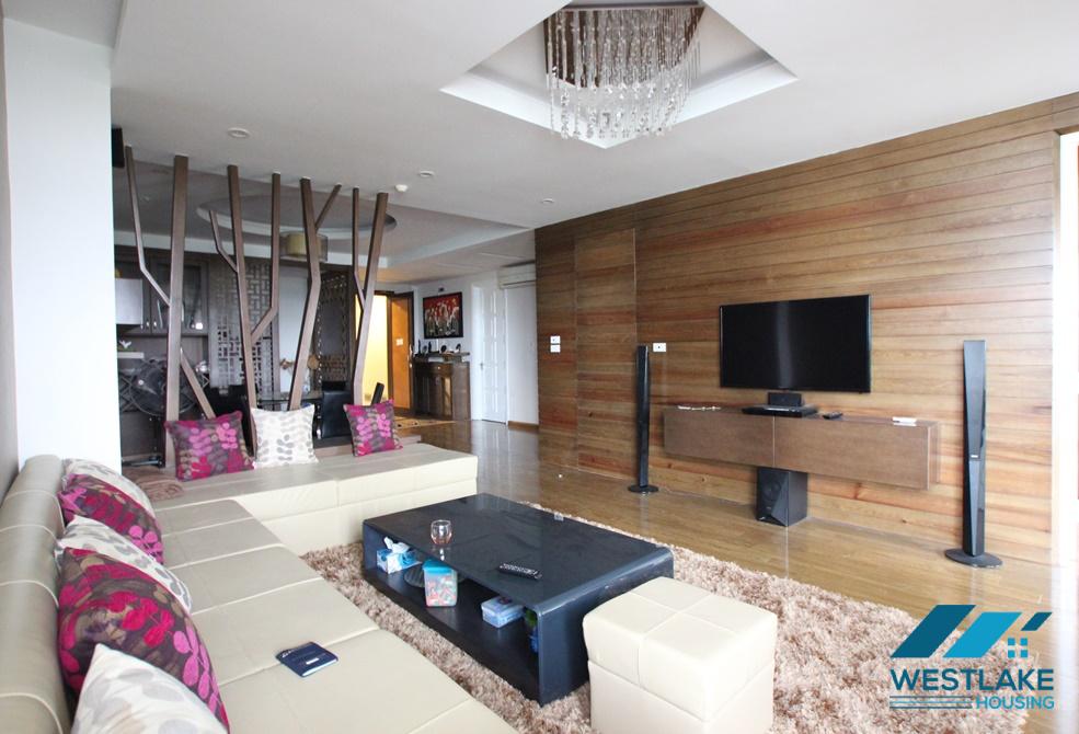 Apartment with nice furniture available for lease in Ciputra, Tay Ho, Hanoi- fully furnished