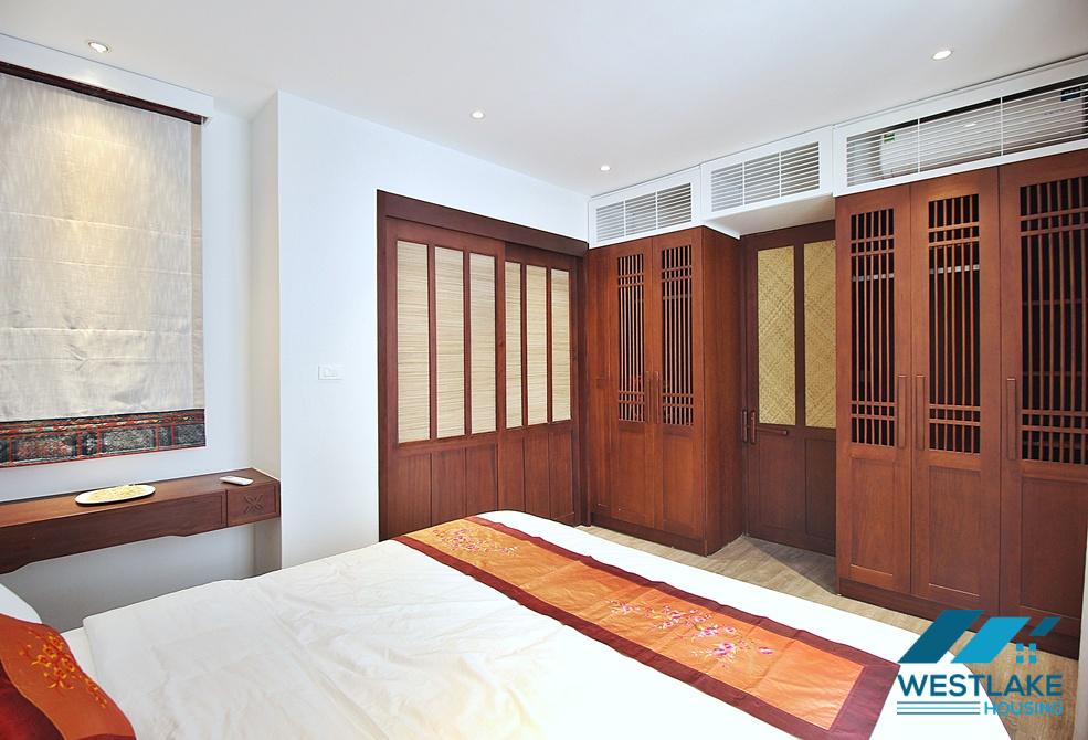 Japanese style 01 bedroom apartment for rent in Xuan Dieu,Tay Ho, Ha Noi
