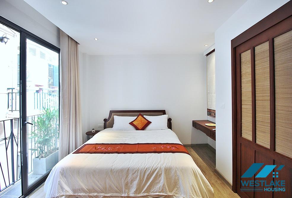 Japanese style 01 bedroom apartment for rent in Xuan Dieu,Tay Ho, Ha Noi