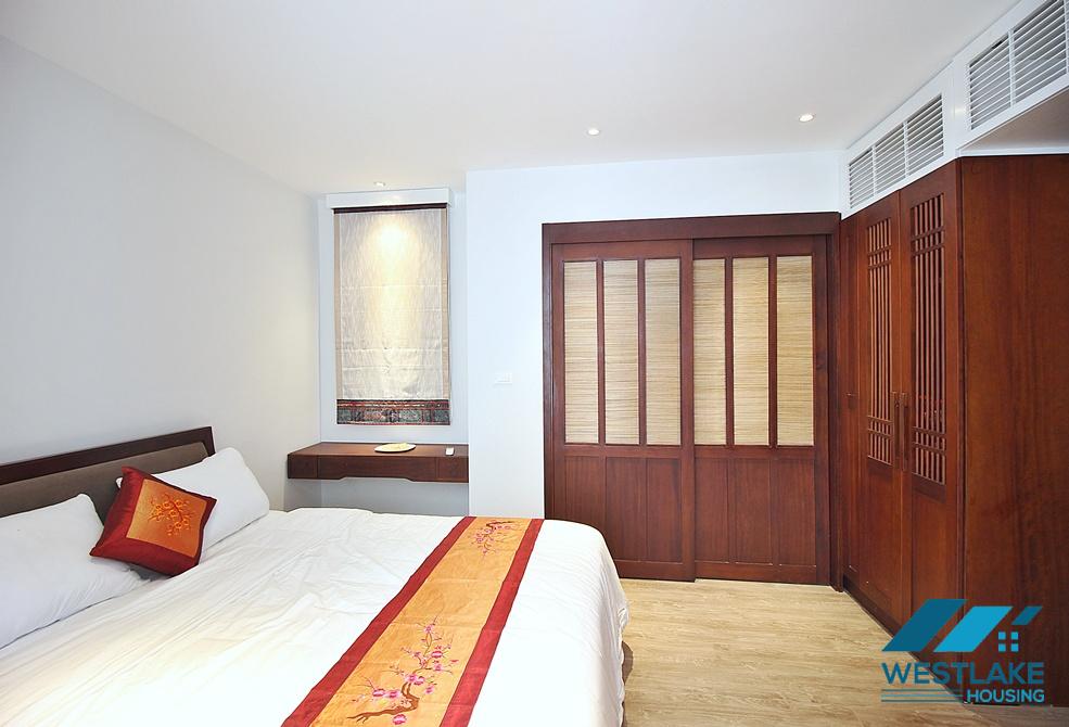 Japanese style 01 bedroom apartment for rent in Xuan Dieu,Tay Ho, Ha Noi