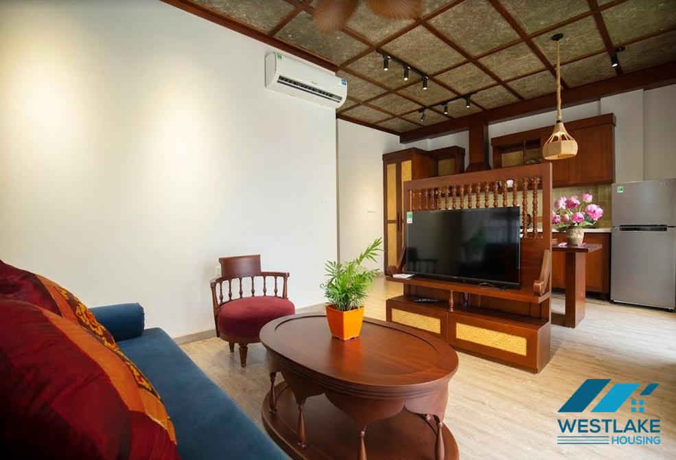 Nice and bright one bedroom apartment for rent in Tay Ho, Ha Noi