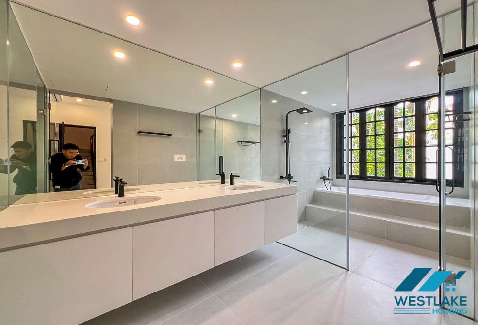Renovated villa with outdoor swimming pool for rent in Tay Ho area, Ha Noi