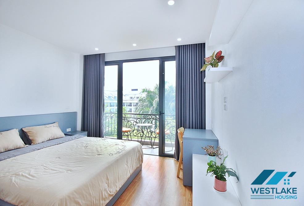 Duplex one bedroom apartment for rent on Tu Hoa street, Tay Ho, Ha Noi