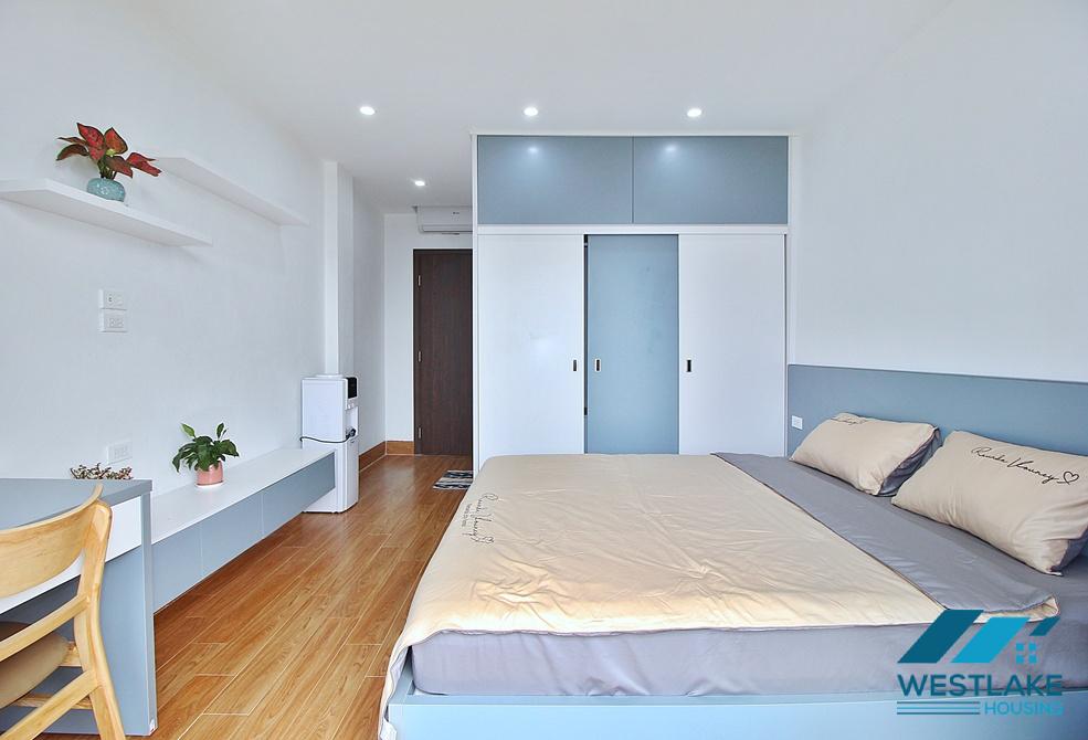 Duplex one bedroom apartment for rent on Tu Hoa street, Tay Ho, Ha Noi