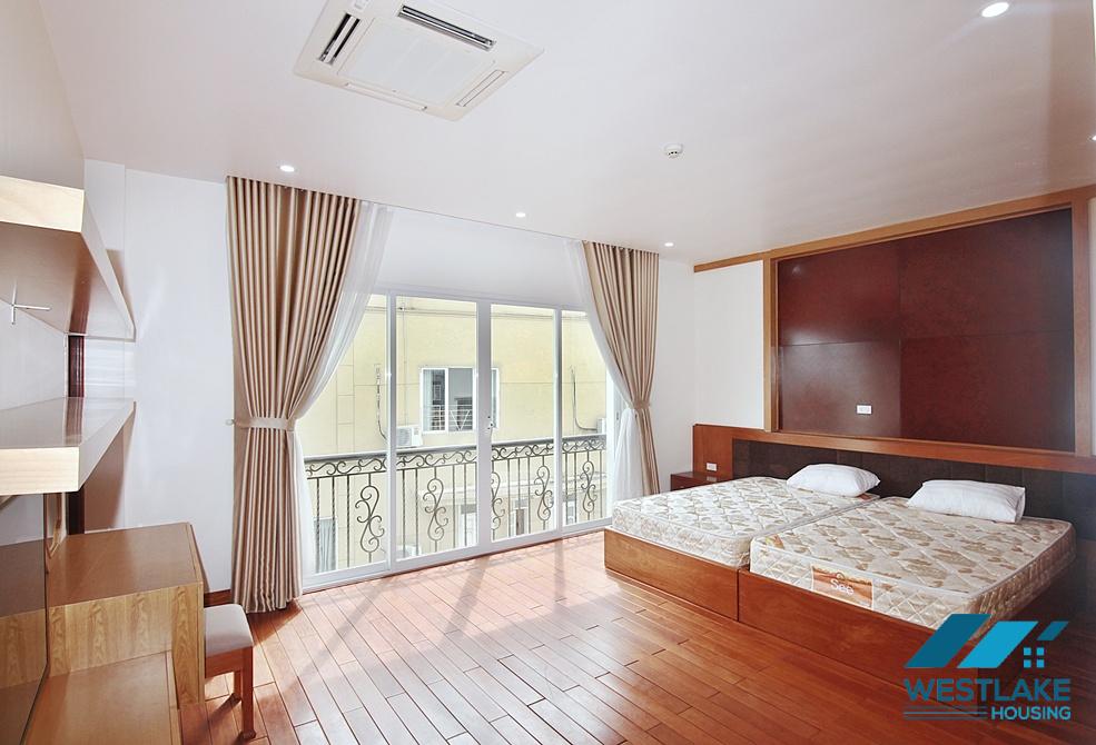 Nice and spacious 2 bedrooms apartment for rent on To Ngoc Van street, Tay Ho, Hanoi