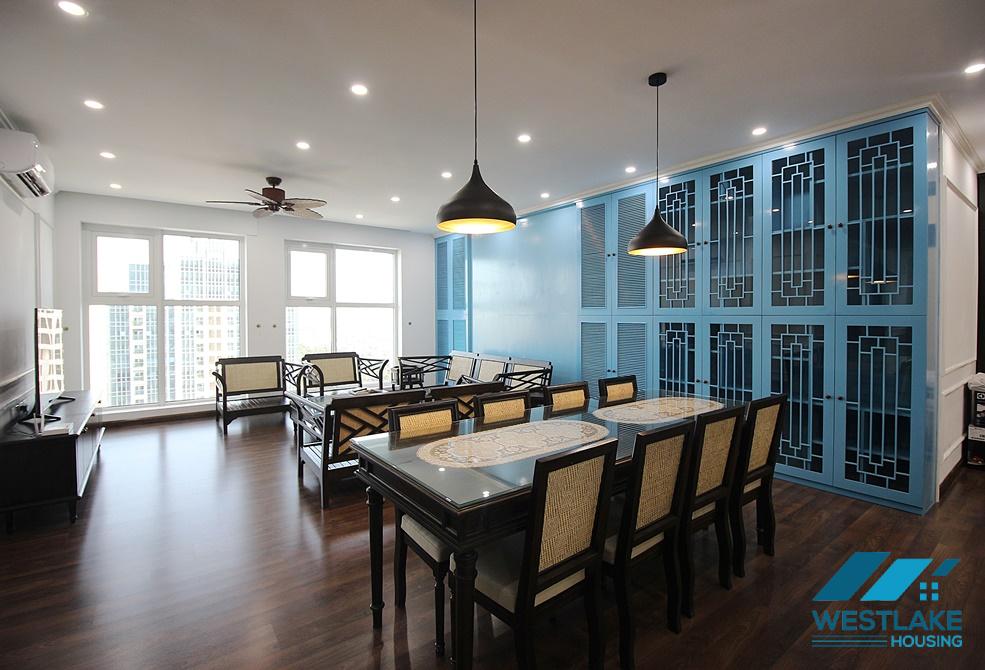 A beautiful and new 3 bedroom apartment for rent in Ciputra, Tay Ho, Ha Noi