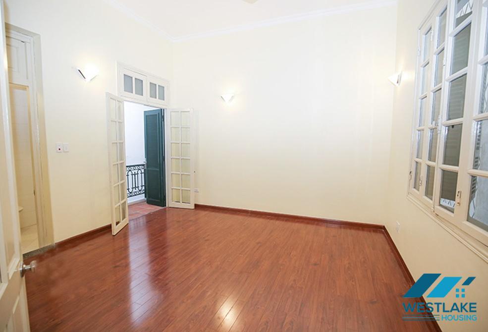 An unfurnished 4 bedroom house for rent in Dang Thai Mai, Tay Ho An unfurnished 4 bedroom house for rent in Dang Thai Mai, Tay Ho