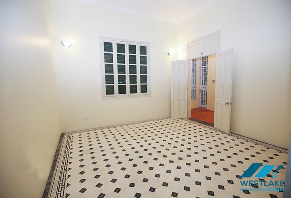 An unfurnished 4 bedroom house for rent in Dang Thai Mai, Tay Ho An unfurnished 4 bedroom house for rent in Dang Thai Mai, Tay Ho