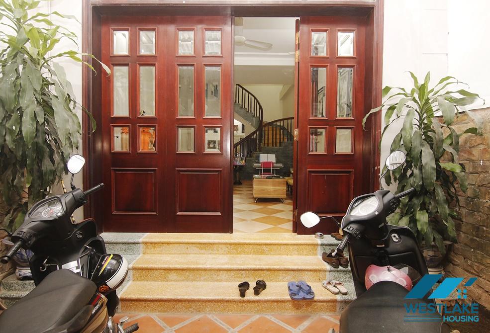 A nice 4 bedroom house for rent in Dang Thai Mai, Tay Ho A nice 4 bedroom house for rent in Dang Thai Mai, Tay Ho