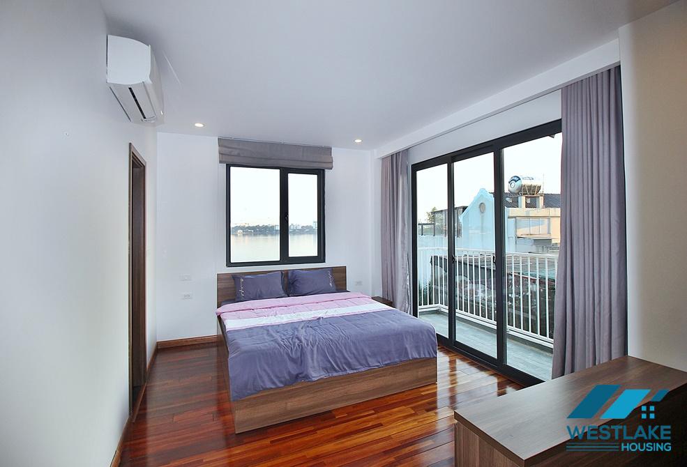 Splendid 3 bedroom apartment with duplex style for rent in Dang Thai Mai area, Tay Ho, Ha Noi