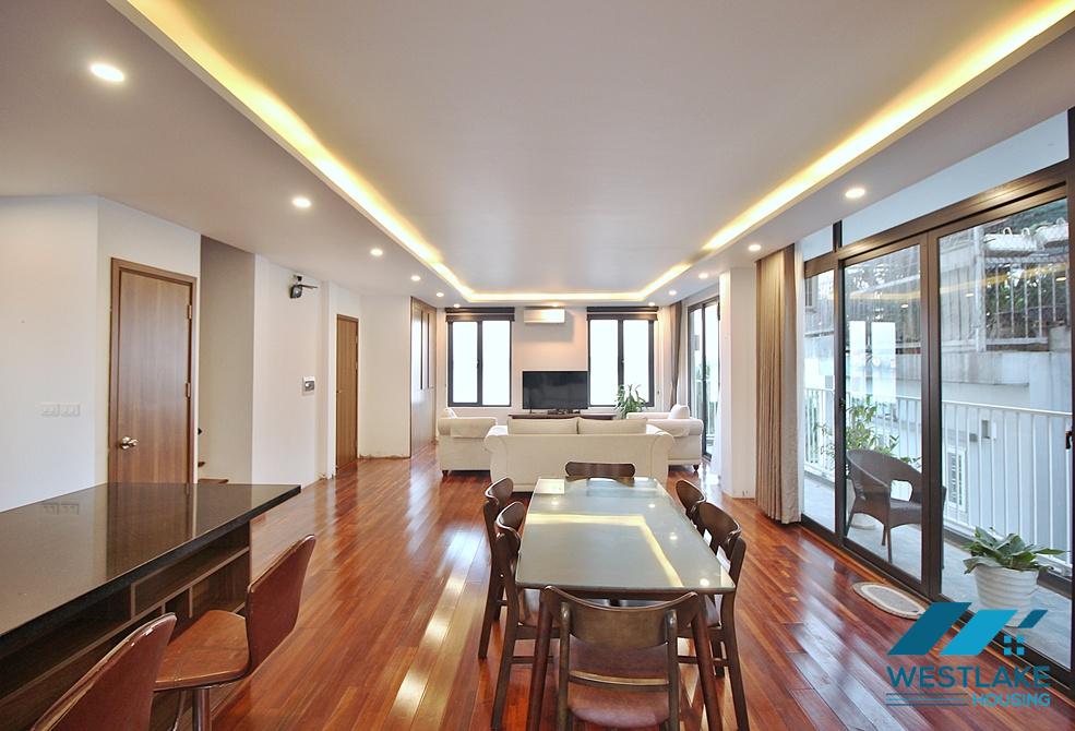Splendid 3 bedroom apartment with duplex style for rent in Dang Thai Mai area, Tay Ho, Ha Noi