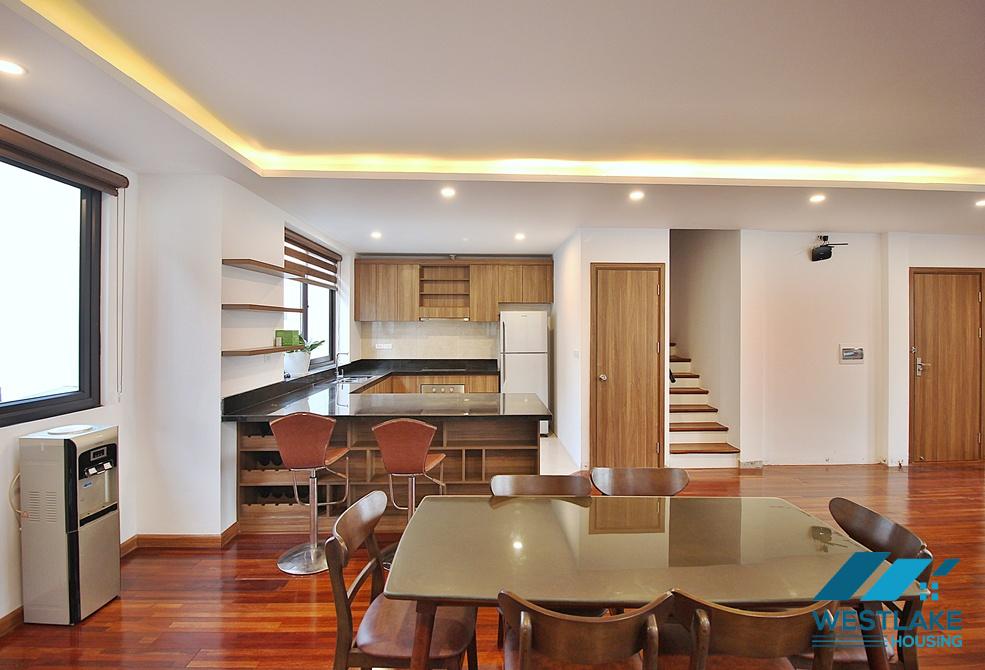 Splendid 3 bedroom apartment with duplex style for rent in Dang Thai Mai area, Tay Ho, Ha Noi