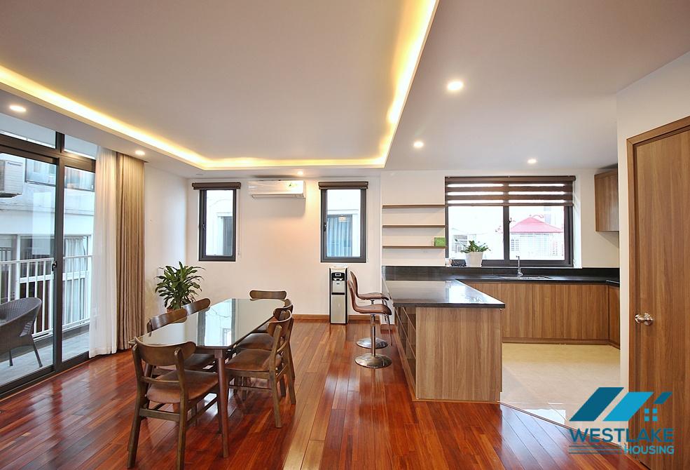 Splendid 3 bedroom apartment with duplex style for rent in Dang Thai Mai area, Tay Ho, Ha Noi