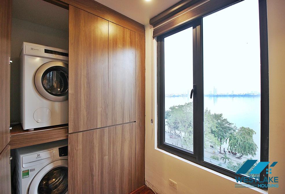 Splendid 3 bedroom apartment with duplex style for rent in Dang Thai Mai area, Tay Ho, Ha Noi