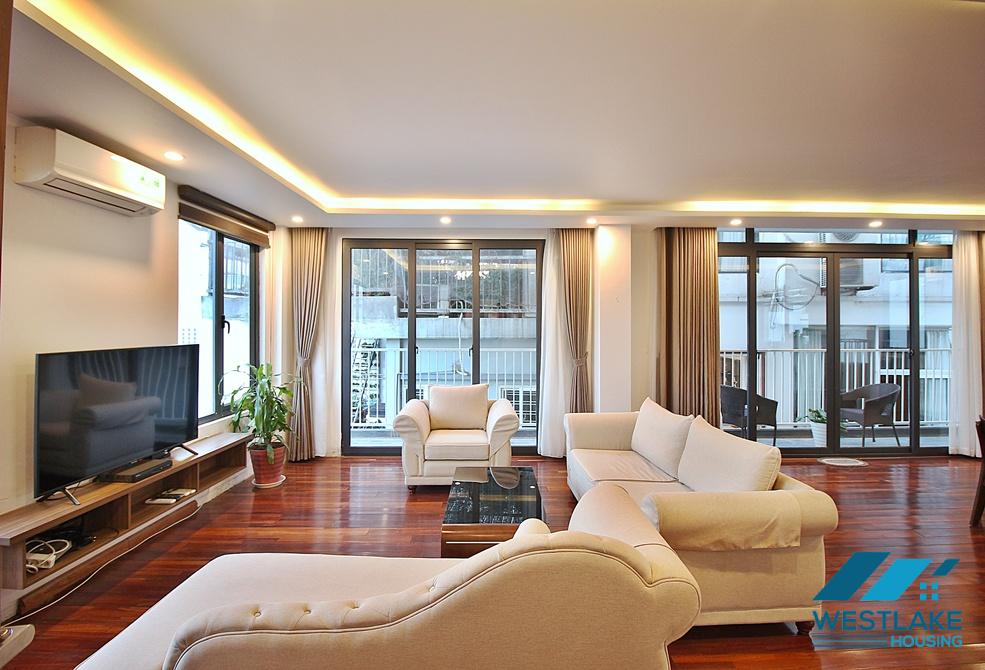 Splendid 3 bedroom apartment with duplex style for rent in Dang Thai Mai area, Tay Ho, Ha Noi
