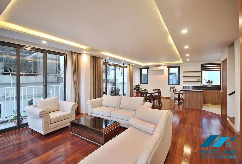  Splendid 3 bedroom apartment with duplex style for rent in Dang Thai Mai area, Tay Ho, Ha Noi