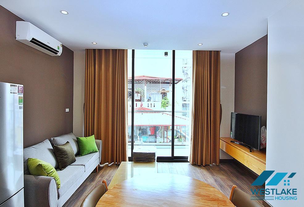 Nice and bright one bedroom apartment for rent in Dang Thai Mai area, Tay Ho, Ha Noi