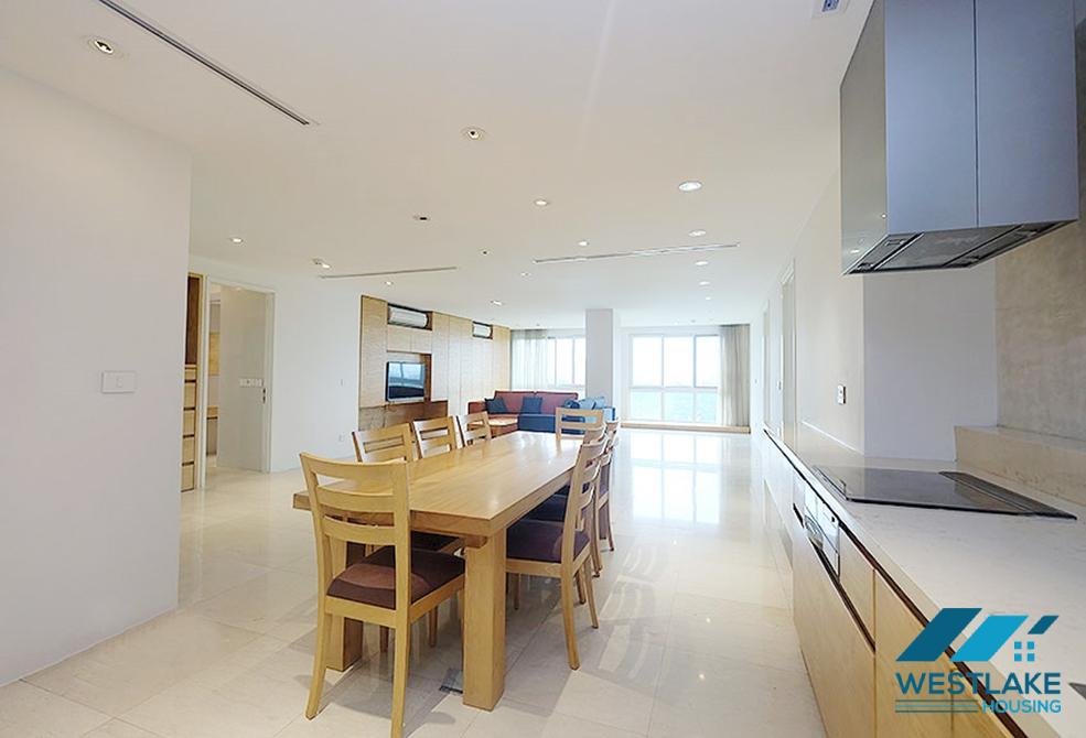 A charming 3 bedroom apartment for rent in Ciputra Compound, Tay Ho, Ha Noi