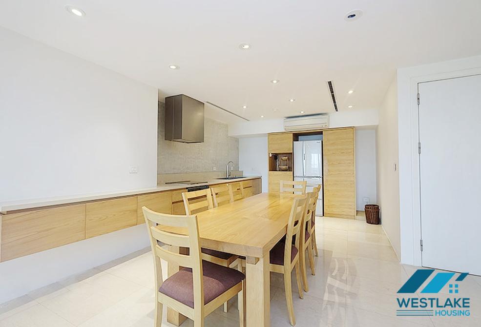 A charming 3 bedroom apartment for rent in Ciputra Compound, Tay Ho, Ha Noi