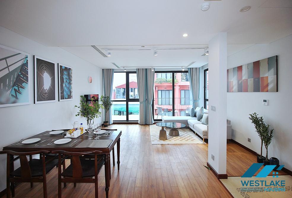 Bright 3 bedroom duplex apartment for rent in Tu Hoa, Tay Ho, Ha Noi