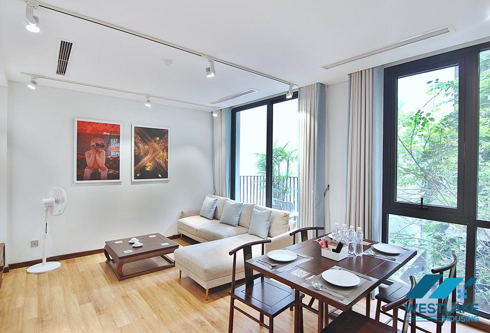Clean and bright 2 bedrooms apartment for rent in Tu Hoa area, Tay Ho, Ha Noi