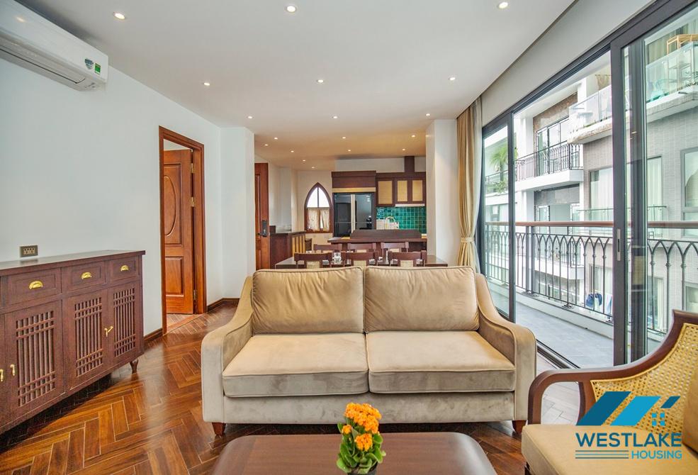 A beautiful 3 bedrooms serviced apartment with lake view for rent in Tay Ho, Ha Noi A beautiful 3 bedrooms serviced apartment with lake view for rent in Tay Ho, Ha Noi