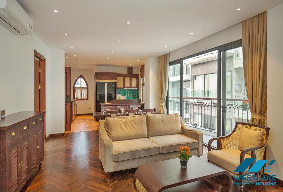 A beautiful 3 bedrooms serviced apartment with lake view for rent in Tay Ho, Ha Noi A beautiful 3 bedrooms serviced apartment with lake view for rent in Tay Ho, Ha Noi