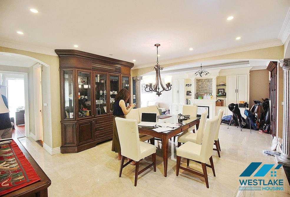  A reasonable priced apartment with 4 bedrooms for rent in Ciputra, Tay Ho, Ha Noi