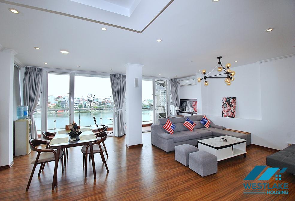 Amazing lake view for two bedrooms apartment for rent in Tay Ho, Hanoi Amazing lake view for two bedrooms apartment for rent in Tay Ho, Hanoi