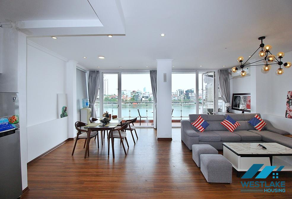 Amazing lake view for two bedrooms apartment for rent in Tay Ho, Hanoi Amazing lake view for two bedrooms apartment for rent in Tay Ho, Hanoi