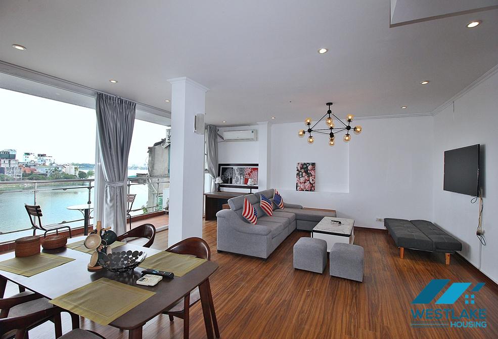 Amazing lake view for two bedrooms apartment for rent in Tay Ho, Hanoi Amazing lake view for two bedrooms apartment for rent in Tay Ho, Hanoi