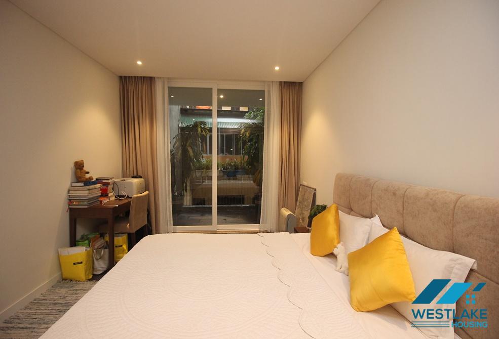 Lakeside executive apartment with large terrace for rent in Tay Ho, Hanoi Lakeside executive apartment with large terrace for rent in Tay Ho, Hanoi