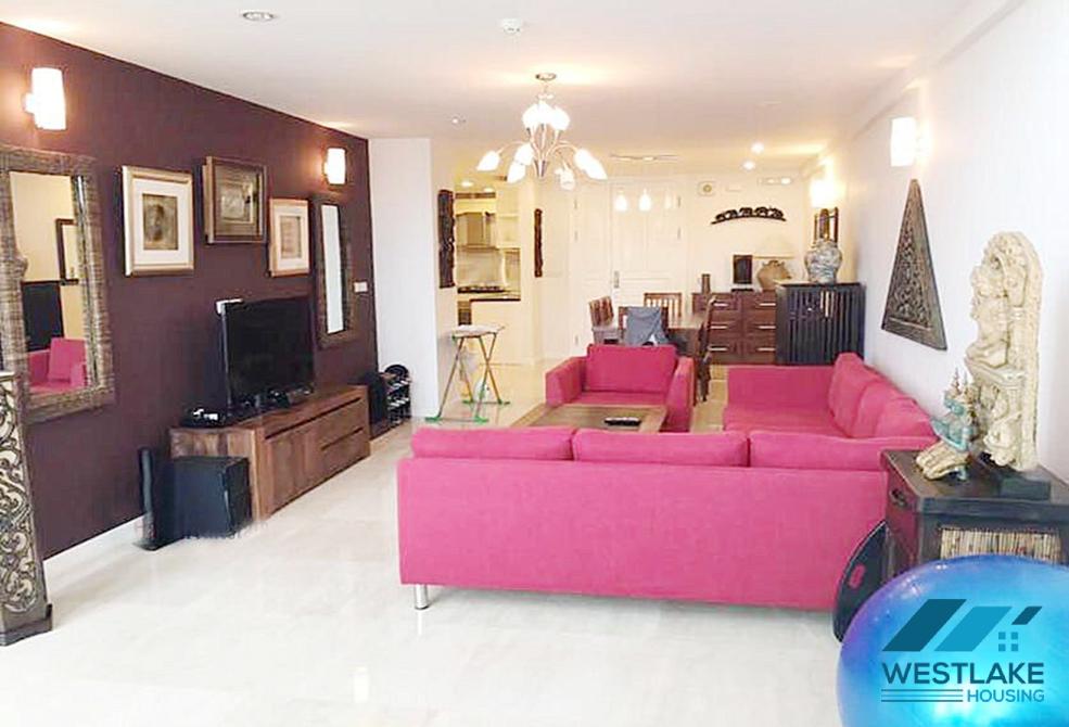 An penthouse apartment for rent at P building Ciputra, Tay Ho, Ha Noi