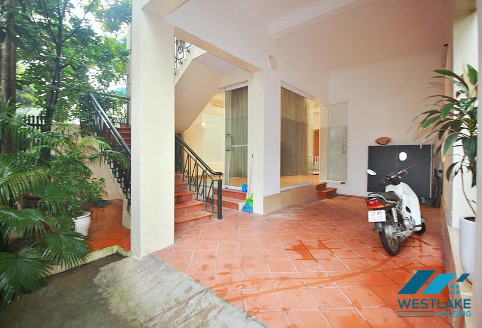 Five bedrooms house with pool for rent in To Ngoc Van st, Tay Ho, Ha Noi
