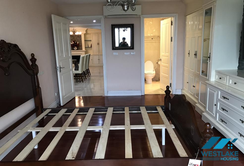 A classic 4 bedroom apartment for rent in Ciputra Compound, Tay Ho, Ha Noi