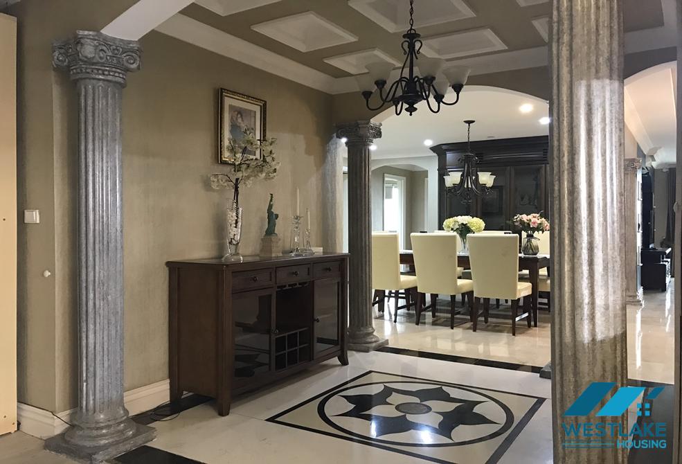 A classic 4 bedroom apartment for rent in Ciputra Compound, Tay Ho, Ha Noi