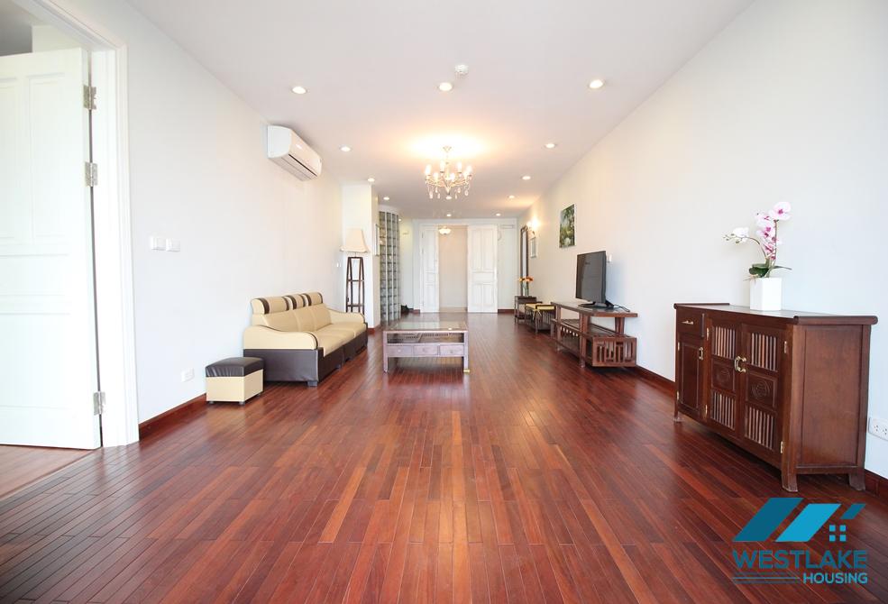 Three bedrooms apartment for rent in P building Ciputra, Tay Ho, Ha Noi