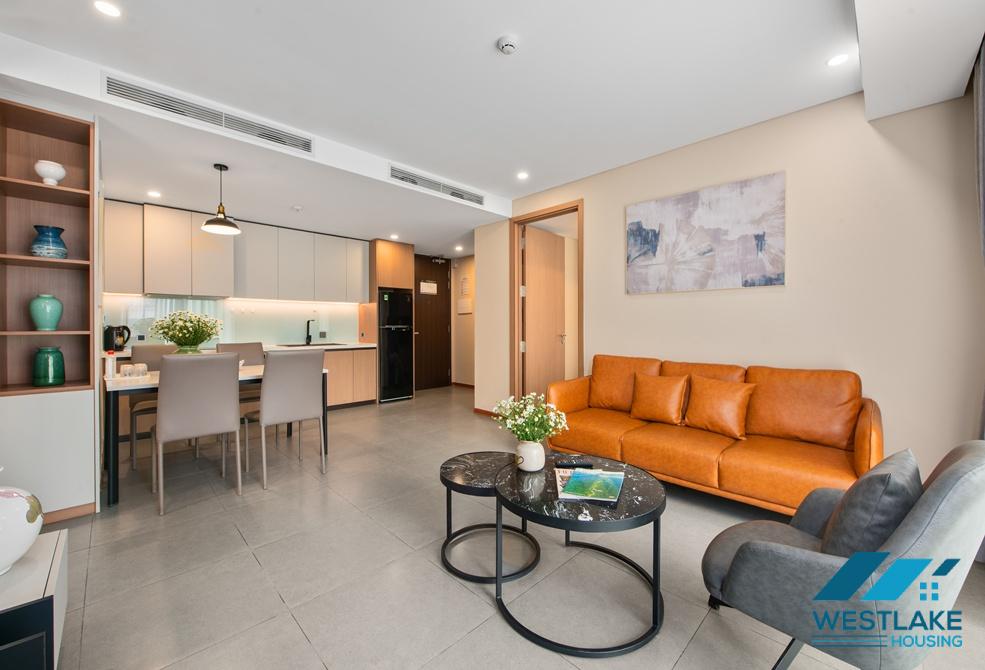 Modern and good quality 02 bedrooms apartment for rent in Tay Ho, Ha Noi