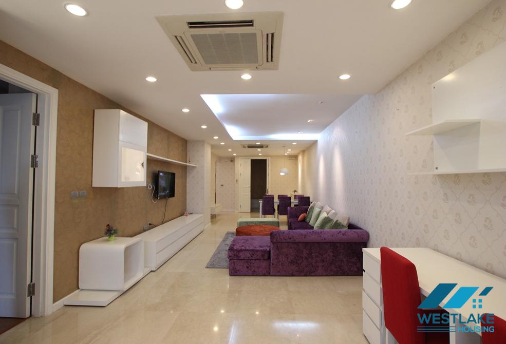 Apartment with nice and modern interior features for rent in Ciputra, Hanoi