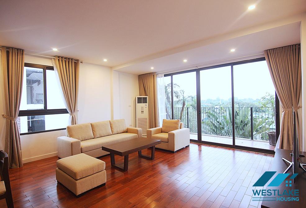 A spacious and bright 3 bedroom apartment for rent in Dang Thai Mai, Tay Ho