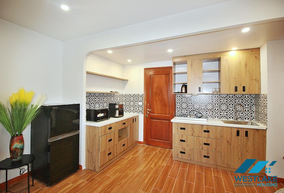 Newly and bright one bedroom apartment for rent in Tay Ho, Ha Noi